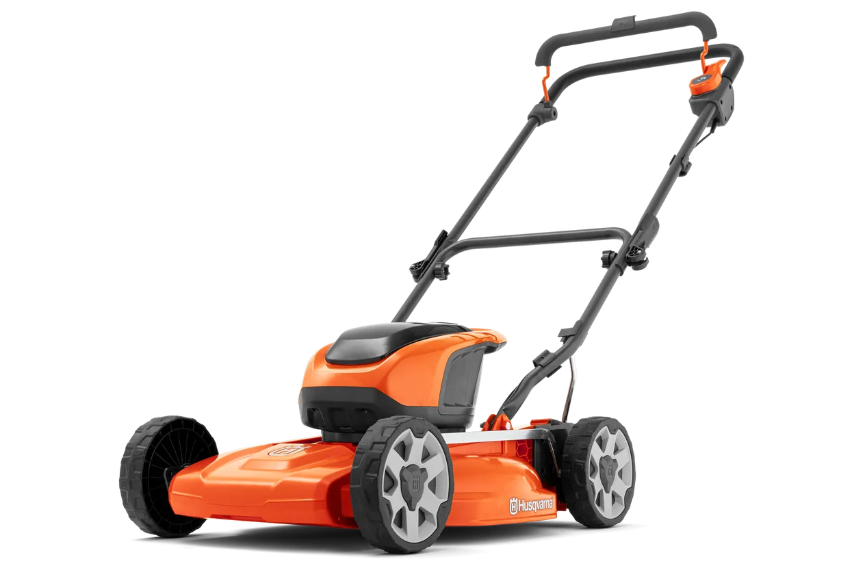 Batteridriven gräsklippare Husqvarna LB 144i med batteri och laddare