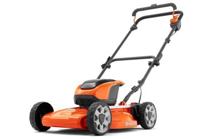 Batteridriven gräsklippare Husqvarna LB 144i med batteri och laddare