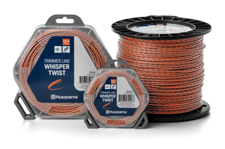 Husqvarna Trimmerlina Whisper Twist förpackning